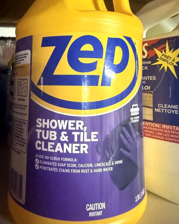 Zep Shower, Tub & Tile Cleaner bottle